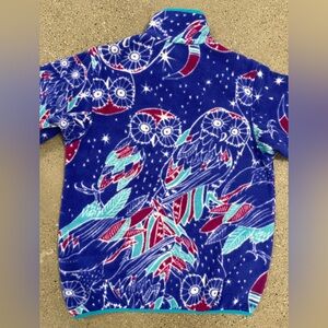 Rare Patagonia Synchilla Owl Harvest Moon pullover fleece adult size Small